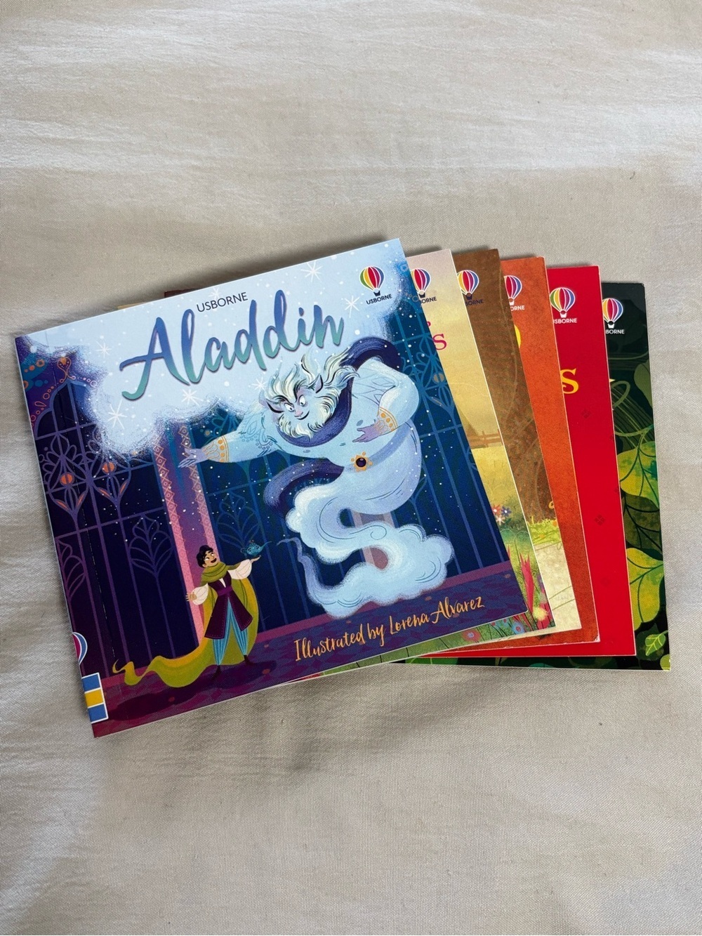 Set of 6 Classic Children's Mini Storybooks - Bright Multi